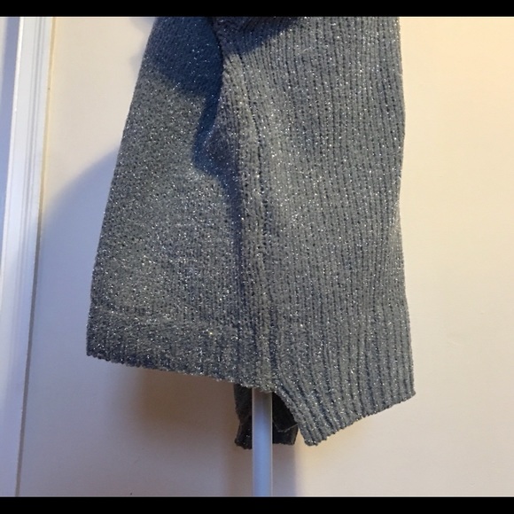 Nice gray silver sweater 0c size L - Picture 5 of 9